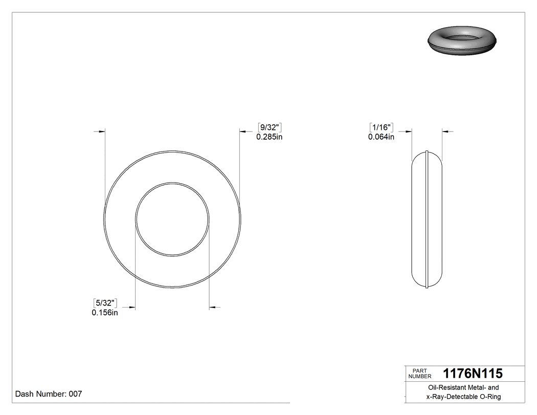 Technical drawing - 1176N115